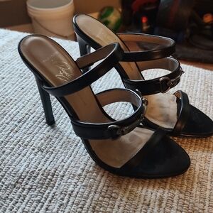Donald J. Pliner Elegant Black Strappy Heels